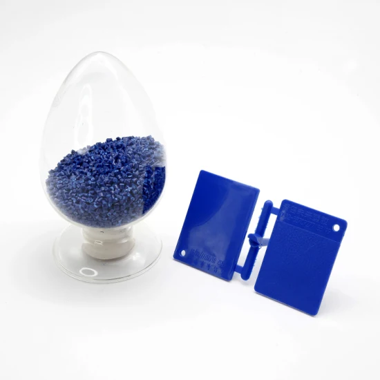 PP, ABS, PE, Pet, as, PC, materia prima plastica masterbatch blu per elettrodomestici/tubazioni