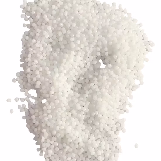 Granuli di plastica PP in polipropilene trasparente, materia prima